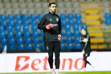 Diogo Costa, Casa Pia AC ile FC Porto (Maciej Rogowski / Ball Raw Images) arasında Liga Portekiz maçında görüldü.)