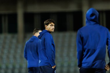 Jakub Kiwior, Casa Pia AC ile FC Porto (Maciej Rogowski / Ball Raw Images) arasındaki Liga Portekiz maçı sırasında görüldü.)