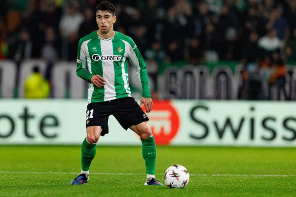 Marc Roca UEFA Avrupa Ligi maçında Real Betis Balompie ve Feyenoord Rotterdam (Maciej Rogowski / Ball Raw Images) takımları arasında görüldü.)