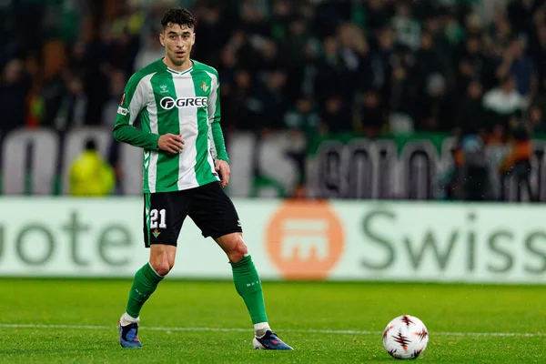 Marc Roca UEFA Avrupa Ligi maçında Real Betis Balompie ve Feyenoord Rotterdam (Maciej Rogowski / Ball Raw Images) takımları arasında görüldü.)