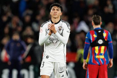 Jonathan Gomez, Copa Del Rey çeyrek final maçında Albacete Balompie ve FC Barcelona (Maciej Rogowski / Ball Raw Images) takımları arasında görüldü)