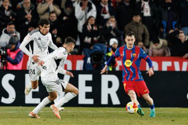 Marc Casado, Copa Del Rey çeyrek final maçında Albacete Balompie ve FC Barcelona (Maciej Rogowski / Ball Raw Images) takımları arasında görüldü.)