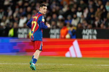 Marc Casado, Copa Del Rey çeyrek final maçında Albacete Balompie ve FC Barcelona (Maciej Rogowski / Ball Raw Images) takımları arasında görüldü.)