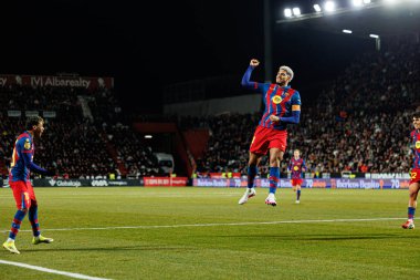 Lamine Yamal ve Ronald Araujo, Copa Del Rey çeyrek final maçında Albacete Balompie ve FC Barcelona (Maciej Rogowski / Ball Raw Images)