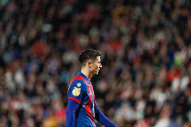 Robert Lewandowski Copa Del Rey çeyrek final maçında Albacete Balompie ve FC Barcelona (Maciej Rogowski / Ball Raw Images) takımları arasında görüldü.)