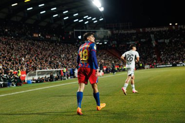 Gerard Martin, Copa Del Rey çeyrek final maçında Albacete Balompie ve FC Barcelona takımları arasında görüldü (Maciej Rogowski / Ball Raw Images)