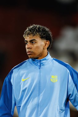 Lamine Yamal, Copa Del Rey çeyrek final maçında Albacete Balompie ve FC Barcelona takımları arasında görüldü (Maciej Rogowski / Ball Raw Images)