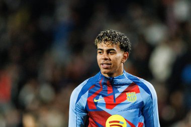 Lamine Yamal, Copa Del Rey çeyrek final maçında Albacete Balompie ve FC Barcelona takımları arasında görüldü (Maciej Rogowski / Ball Raw Images)