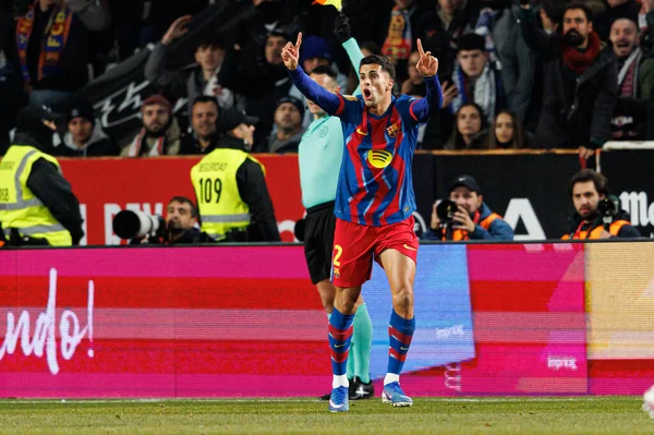 Joao Cancelo Copa Del Rey çeyrek final maçında Albacete Balompie ve FC Barcelona (Maciej Rogowski / Ball Raw Images) takımları arasında görüldü)