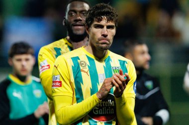 Joao Afonso, Liga Portekiz maçı sırasında CD Tondela ve SL Benfica (Maciej Rogowski / Ball Raw Images) arasında görüldü)