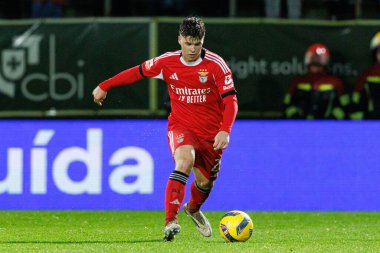 Samuel Dahl, Liga Portekiz maçı sırasında CD Tondela ve SL Benfica arasında görüldü (Maciej Rogowski / Ball Raw Images)
