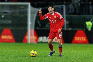 Georgiy Sudakov, Liga Portekiz 'de CD Tondela ve SL Benfica (Maciej Rogowski / Ball Raw Images) arasında oynarken görüldü.)