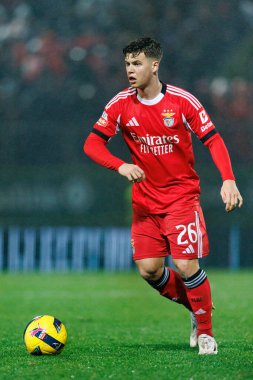 Samuel Dahl, Liga Portekiz maçı sırasında CD Tondela ve SL Benfica arasında görüldü (Maciej Rogowski / Ball Raw Images)