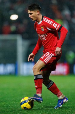 Georgiy Sudakov, Liga Portekiz 'de CD Tondela ve SL Benfica (Maciej Rogowski / Ball Raw Images) arasında oynarken görüldü.)