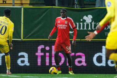 Daniel Banjaqui, Liga Portekiz 'de CD Tondela ve SL Benfica (Maciej Rogowski / Ball Raw Images) arasında oynarken görüldü)