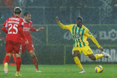 Brayan Medina, CD Tondela ve SL Benfica (Maciej Rogowski / Ball Raw Images) arasındaki Liga Portekiz maçı sırasında görüldü.)