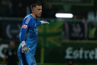Anatoliy Trubin, CD Tondela ve SL Benfica (Maciej Rogowski / Ball Raw Images) arasındaki Liga Portekiz maçı sırasında görüldü)