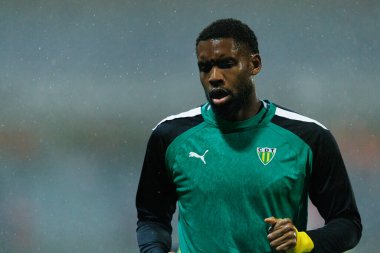 Liga Portekiz 'de CD Tondela ve SL Benfica (Maciej Rogowski / Ball Raw Images) arasında oynanan maçta Jordan Siebatcheu görüldü.)