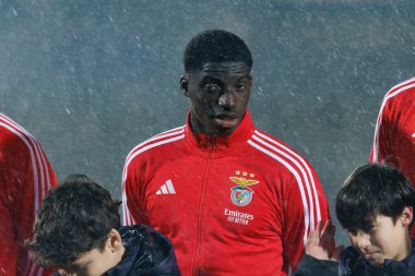 Daniel Banjaqui, Liga Portekiz 'de CD Tondela ve SL Benfica (Maciej Rogowski / Ball Raw Images) arasında oynarken görüldü)