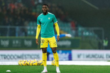 Brayan Medina, CD Tondela ve SL Benfica (Maciej Rogowski / Ball Raw Images) arasındaki Liga Portekiz maçı sırasında görüldü.)