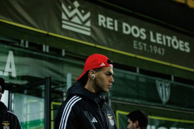 Enzo Barrenechea CD Tondela ve SL Benfica (Maciej Rogowski / Ball Raw Images) arasındaki Liga Portekiz maçı sırasında görüldü)