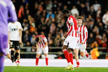 Inaki Williams Copa Del Rey çeyrek final maçında Valencia CF ve Athletic Club (Maciej Rogowski / Ball Raw Images) takımları arasında görüldü.)