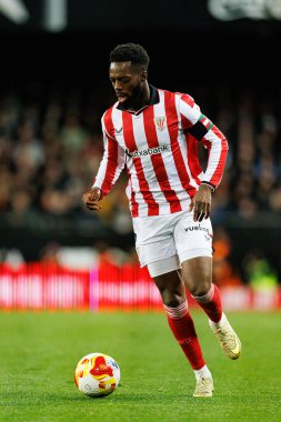 Inaki Williams Copa Del Rey çeyrek final maçında Valencia CF ve Athletic Club (Maciej Rogowski / Ball Raw Images) takımları arasında görüldü.)