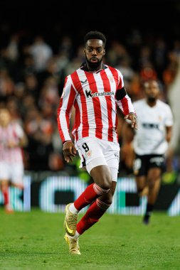 Inaki Williams Copa Del Rey çeyrek final maçında Valencia CF ve Athletic Club (Maciej Rogowski / Ball Raw Images) takımları arasında görüldü.)