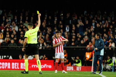 Iker Monreal Agundez, Copa Del Rey çeyrek final maçında Valencia CF ve Athletic Club (Maciej Rogowski / Ball Raw Images) takımları arasında görüldü.)