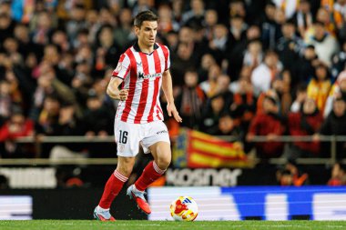 Inigo Ruiz de Galarreta, Copa Del Rey çeyrek final maçında Valencia CF ve Athletic Club (Maciej Rogowski / Ball Raw Images) takımları arasında görüldü.)