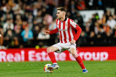 Robert Navarro, Copa Del Rey çeyrek final maçında Valencia CF ve Athletic Club (Maciej Rogowski / Ball Raw Images) takımları arasında görüldü.)