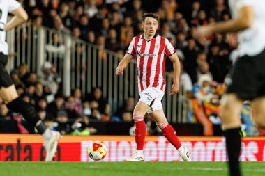 Iker Monreal Agundez, Copa Del Rey çeyrek final maçında Valencia CF ve Athletic Club (Maciej Rogowski / Ball Raw Images) takımları arasında görüldü.)