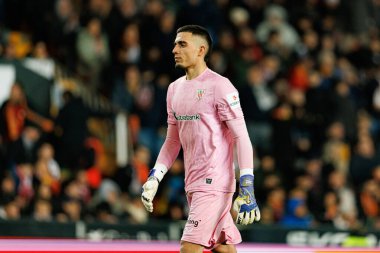 Alex Padilla, Copa Del Rey çeyrek final maçında Valencia CF ve Athletic Club (Maciej Rogowski / Ball Raw Images) takımları arasında görüldü.)