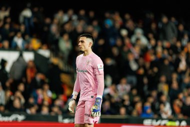 Alex Padilla, Copa Del Rey çeyrek final maçında Valencia CF ve Athletic Club (Maciej Rogowski / Ball Raw Images) takımları arasında görüldü.)