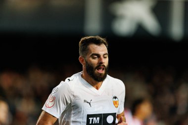 Luis Rioja, Copa Del Rey çeyrek final maçında Valencia CF ve Athletic Club (Maciej Rogowski / Ball Raw Images) takımları arasında görüldü.)