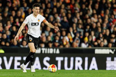 Pepelu, Valencia CF ve Athletic Club (Maciej Rogowski / Ball Raw Images) takımları arasında oynanan Copa Del Rey çeyrek final maçında görüldü.)