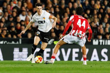 Pepelu, Valencia CF ve Athletic Club (Maciej Rogowski / Ball Raw Images) takımları arasında oynanan Copa Del Rey çeyrek final maçında görüldü.)
