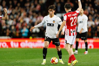 Jesus Vazquez, Copa Del Rey çeyrek final maçında Valencia CF ve Athletic Club (Maciej Rogowski / Ball Raw Images) takımları arasında görüldü.)