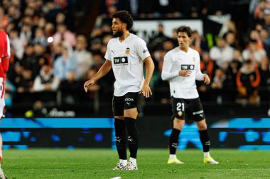 Arnaut Danjuma, Copa Del Rey çeyrek final maçında Valencia CF ve Athletic Club (Maciej Rogowski / Ball Raw Images) takımları arasında görüldü.)