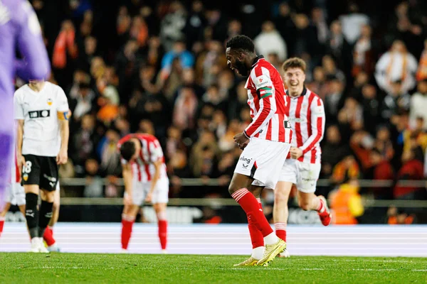 Inaki Williams Copa Del Rey çeyrek final maçında Valencia CF ve Athletic Club (Maciej Rogowski / Ball Raw Images) takımları arasında görüldü.)