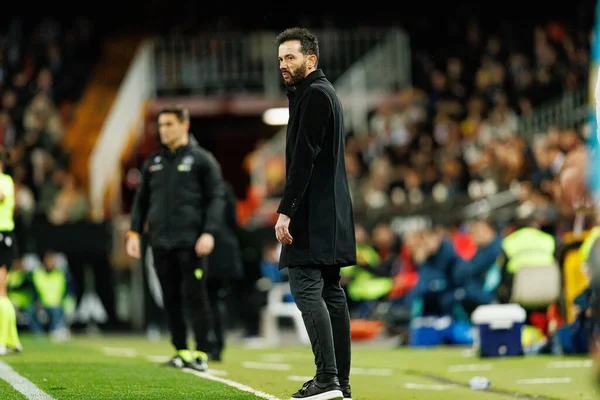 Carlos Corberan, Copa Del Rey çeyrek final maçında Valencia CF ve Athletic Club (Maciej Rogowski / Ball Raw Images) takımları arasında görüldü.)