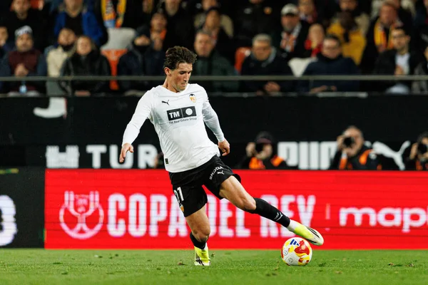 Jesus Vazquez, Copa Del Rey çeyrek final maçında Valencia CF ve Athletic Club (Maciej Rogowski / Ball Raw Images) takımları arasında görüldü.)