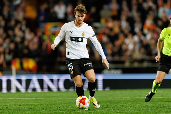 Lucas Beltran, Copa Del Rey çeyrek final maçında Valencia CF ve Athletic Club (Maciej Rogowski / Ball Raw Images) takımları arasında görüldü.)