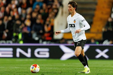 Jesus Vazquez, Copa Del Rey çeyrek final maçında Valencia CF ve Athletic Club (Maciej Rogowski / Ball Raw Images) takımları arasında görüldü.)