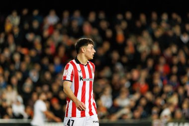 Iker Monreal Agundez, Copa Del Rey çeyrek final maçında Valencia CF ve Athletic Club (Maciej Rogowski / Ball Raw Images) takımları arasında görüldü.)