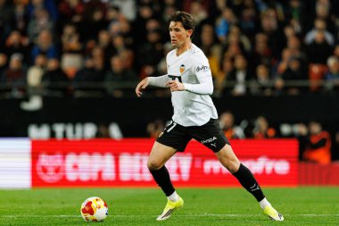 Jesus Vazquez, Copa Del Rey çeyrek final maçında Valencia CF ve Athletic Club (Maciej Rogowski / Ball Raw Images) takımları arasında görüldü.)