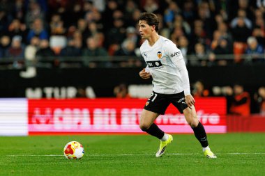 Jesus Vazquez, Copa Del Rey çeyrek final maçında Valencia CF ve Athletic Club (Maciej Rogowski / Ball Raw Images) takımları arasında görüldü.)