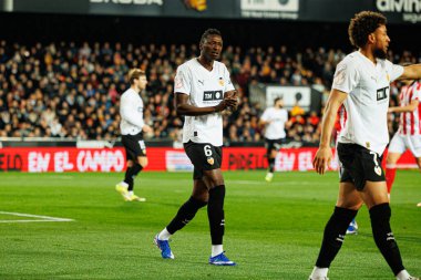 Umar Sadiq, Copa Del Rey çeyrek final maçında Valencia CF ve Athletic Club (Maciej Rogowski / Ball Raw Images) takımları arasında görüldü.)