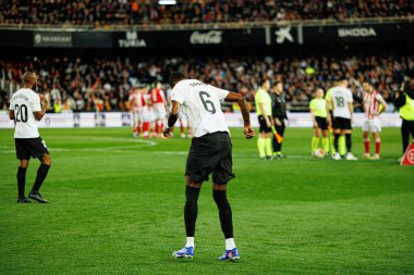 Umar Sadiq, Copa Del Rey çeyrek final maçında Valencia CF ve Athletic Club (Maciej Rogowski / Ball Raw Images) takımları arasında görüldü.)