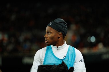 Largie Ramazani, Copa Del Rey çeyrek final maçında Valencia CF ve Athletic Club (Maciej Rogowski / Ball Raw Images) takımları arasında görüldü.)